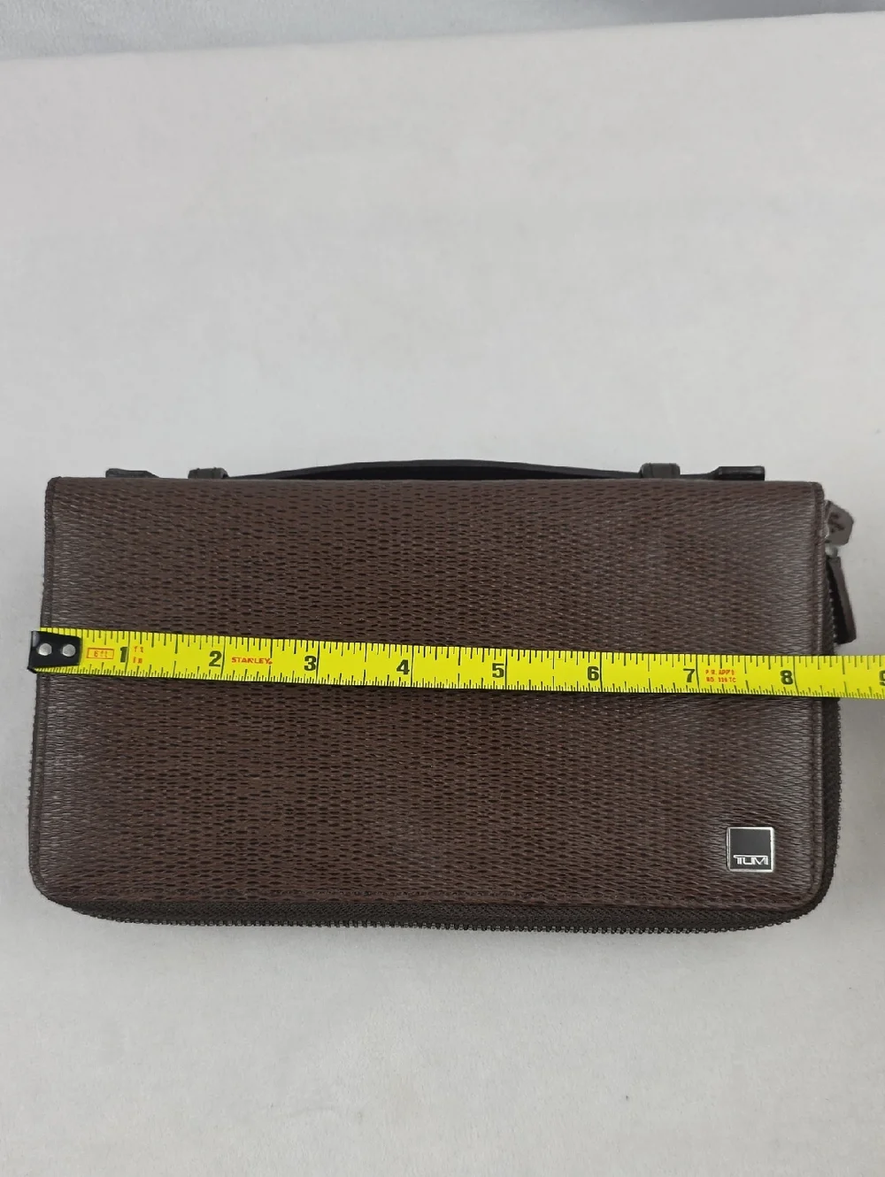 NWOT Tumi Double Zip Travel Clutch 34 Card Slots! SD Card Slot, 3 Zip Pouches